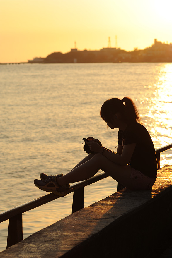 淡水の夕日