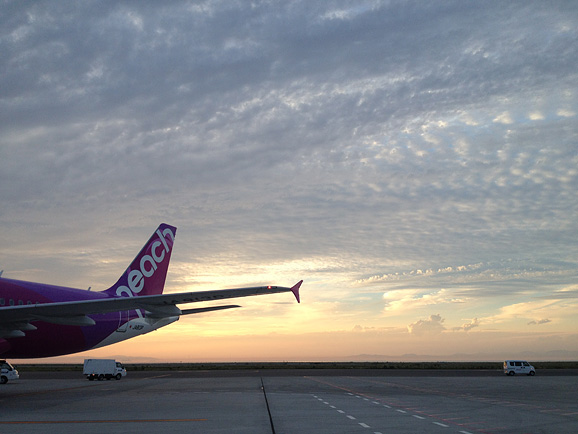 関西空港のピーチ