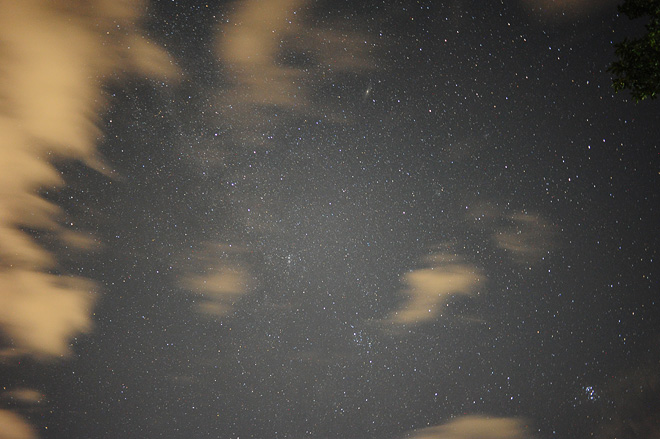 ペルセウス座流星の流星抜き